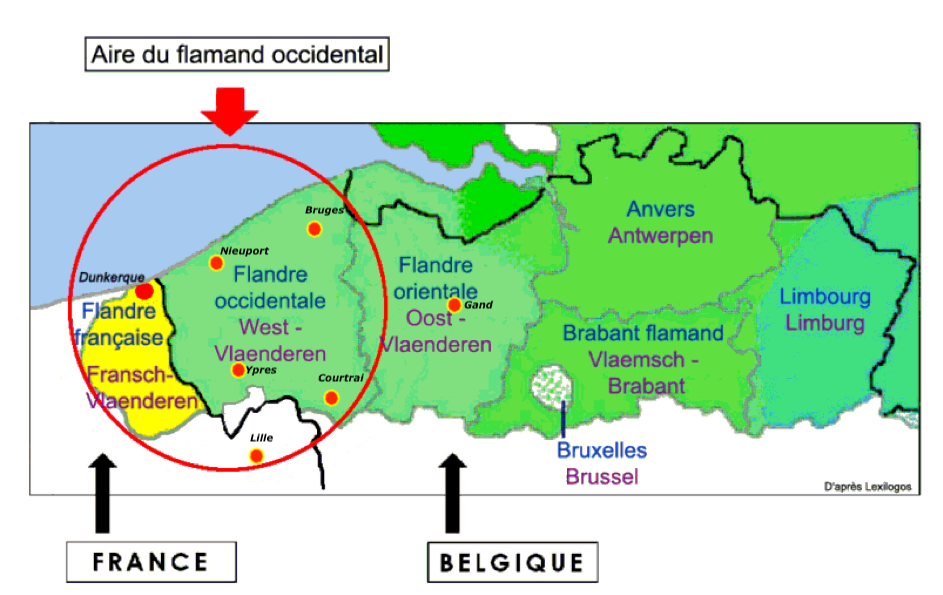 Carte Flamand occidental
