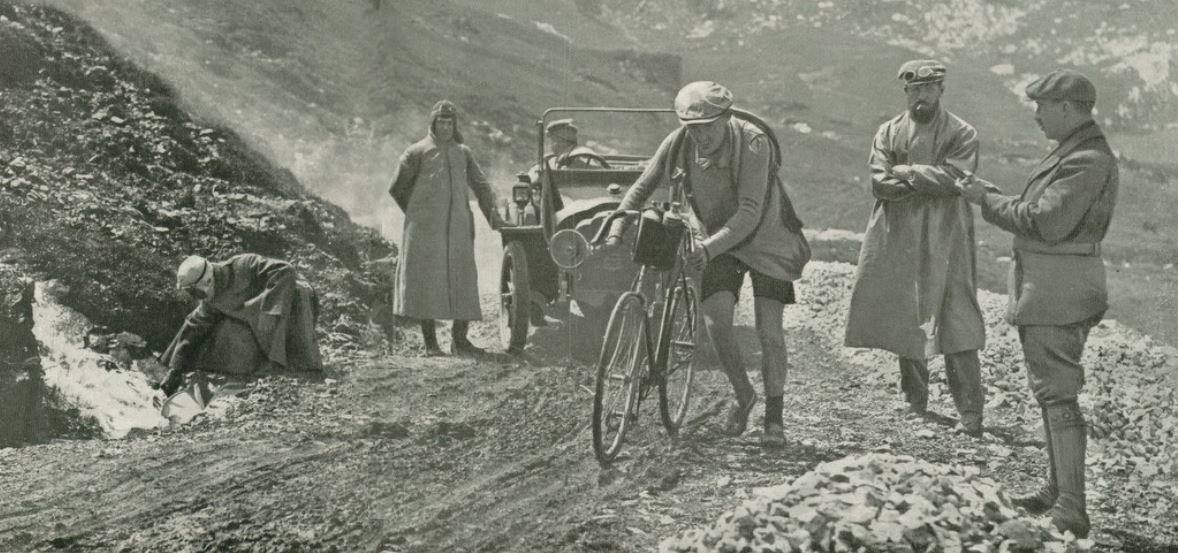 Henri Vanlerberghe Henri Desgrange in de Tour van 1913