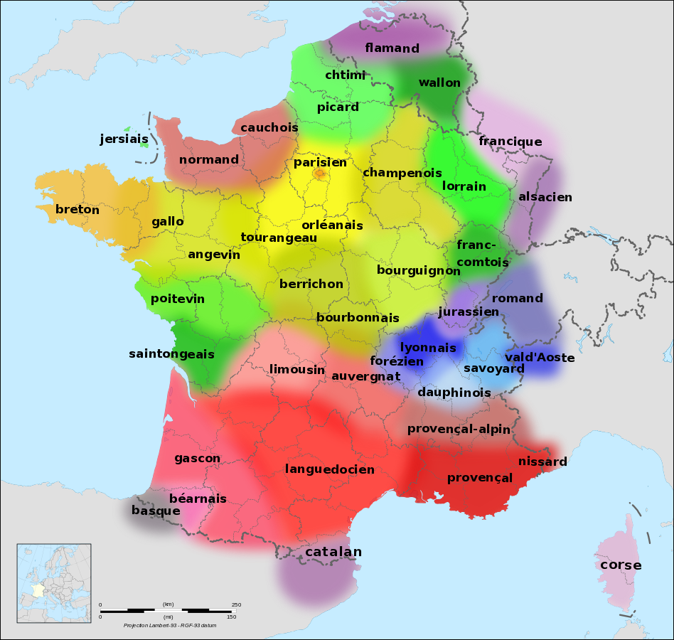 Langues de la France svg