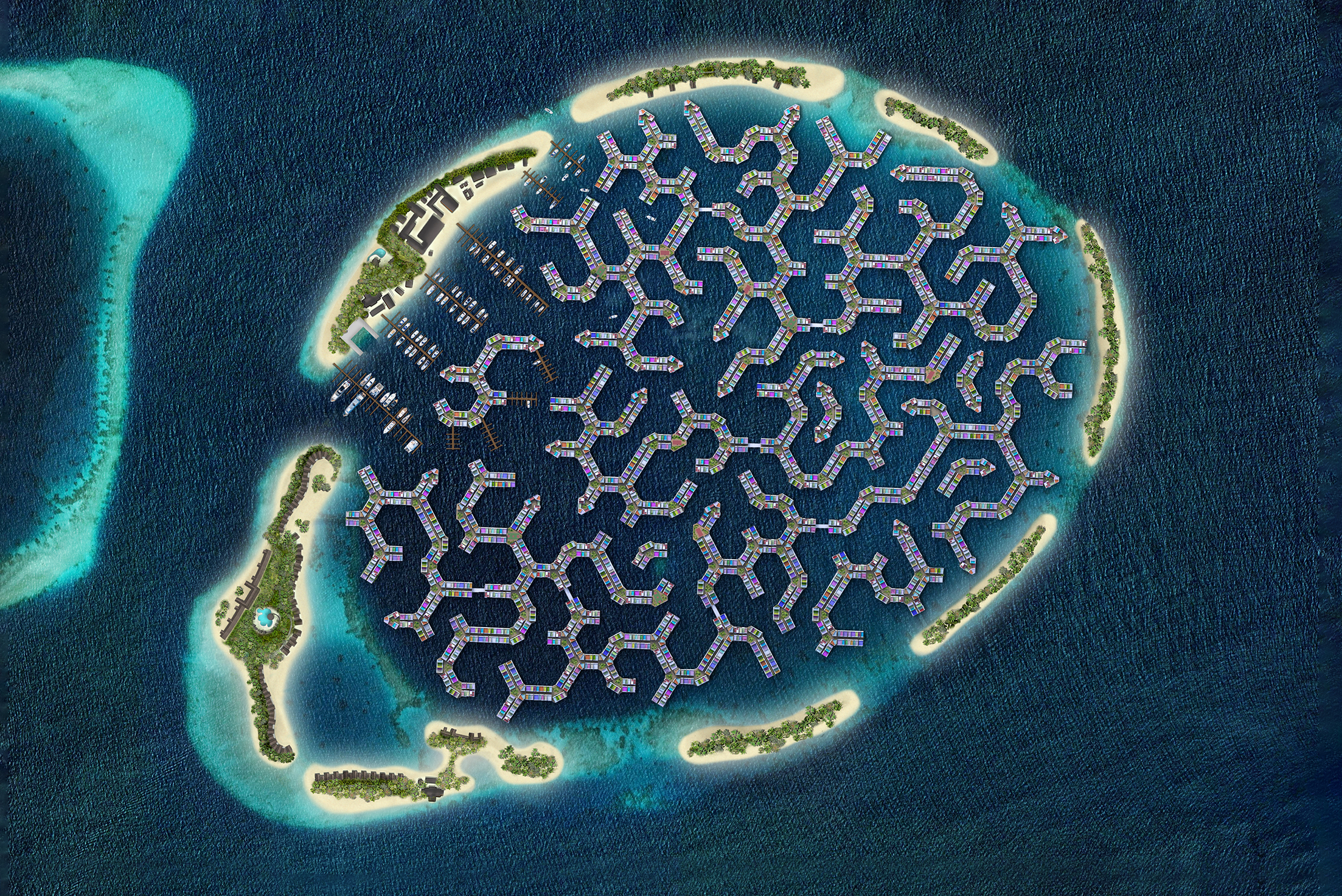 Maldives Floating City Masterplan