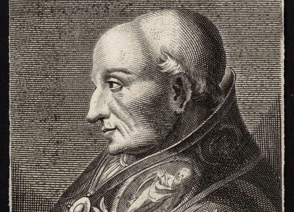Paus Adrianus VI door Hendrik Bary