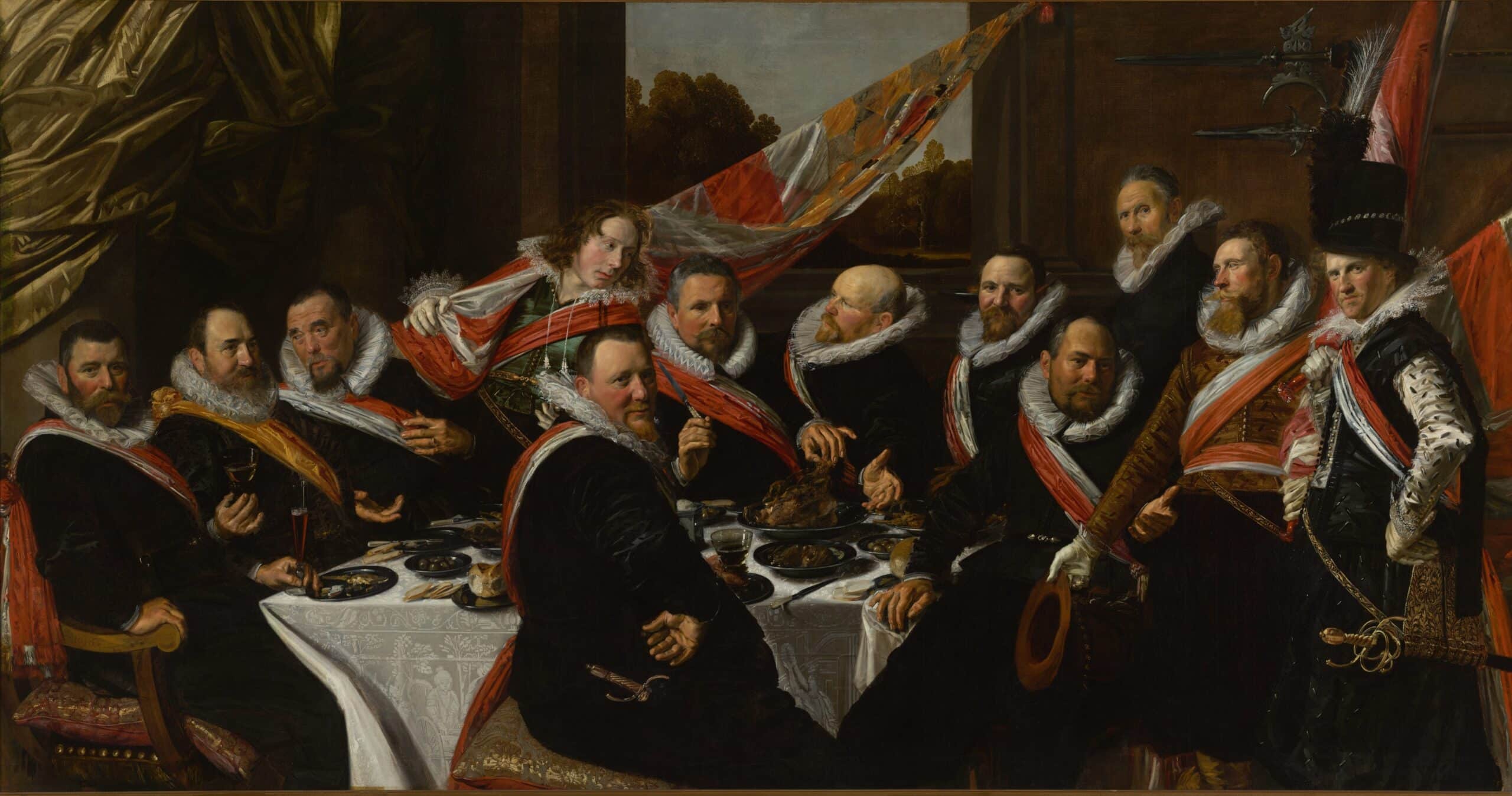 1 Frans Hals Schuttersstuk Sint Jorisdoelen 1616