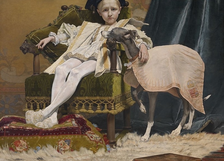 800px Keizer Karel als kind Jan Van Beers 1879 Koninklijk Museum voor Schone Kunsten Antwerpen 2336