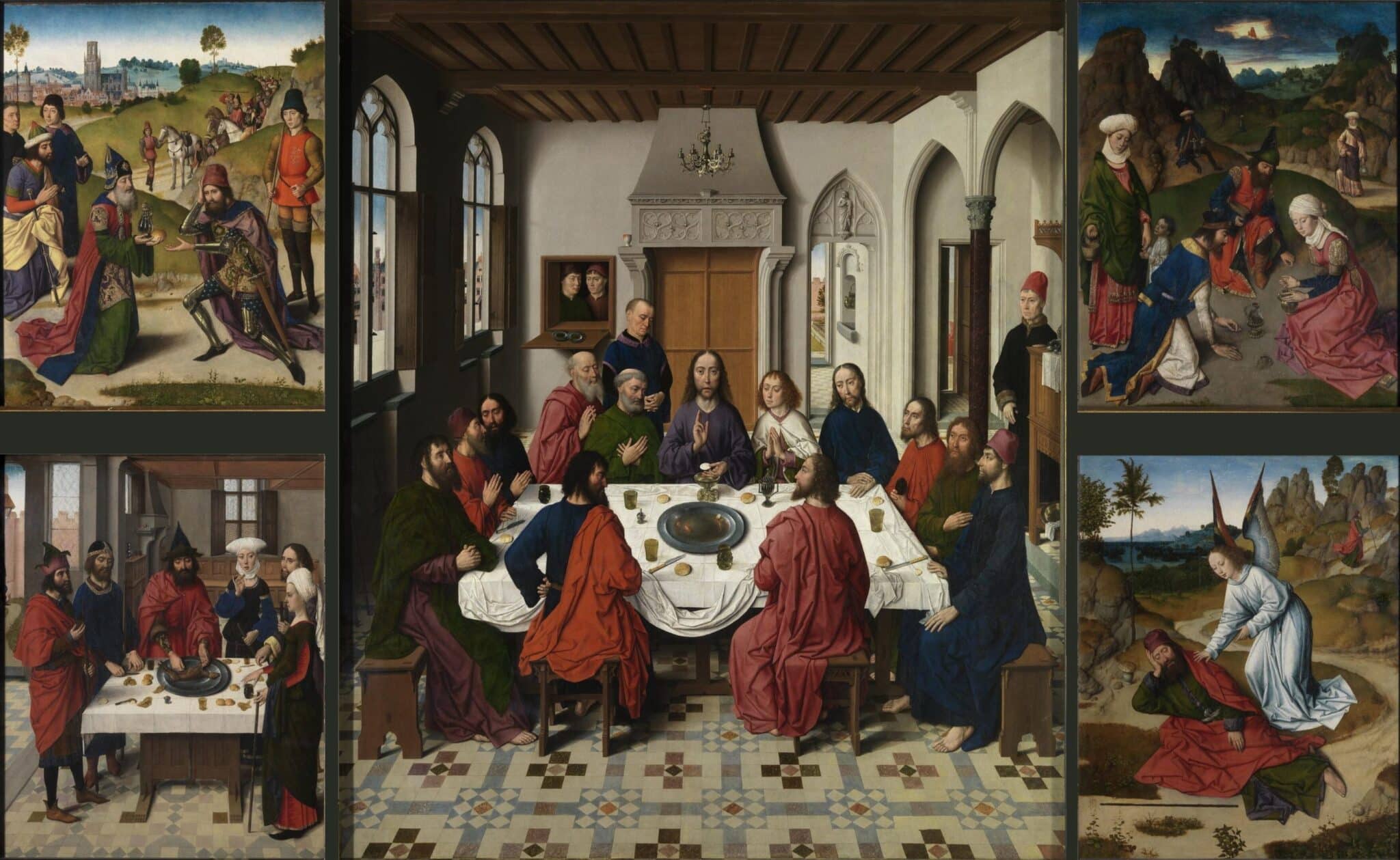 les plats pays VIDÉO | Triptyque de la Cène de Dieric Bouts - les plats ...