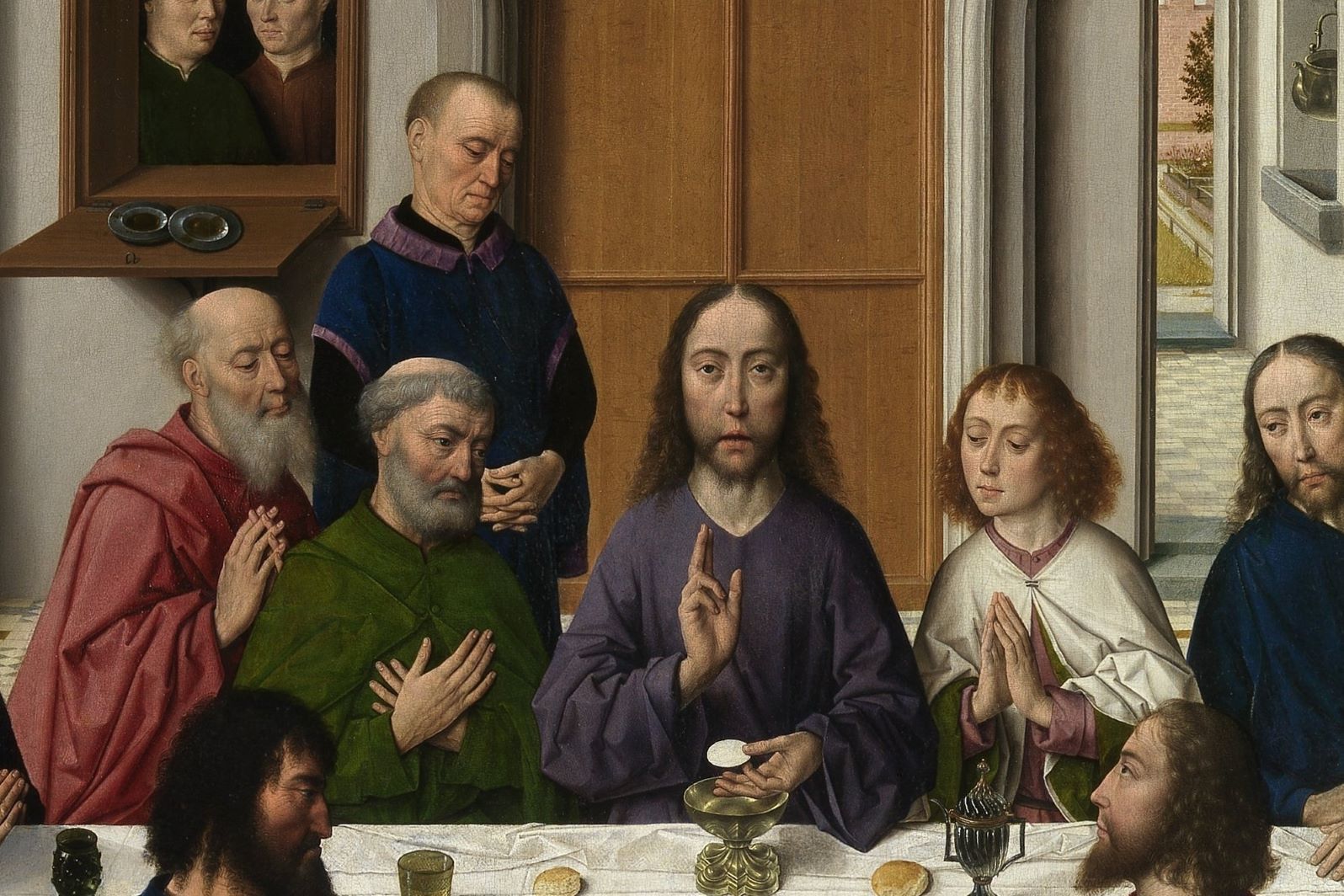 Dieric Bouts Altaarstuk van het Heilig Sacrament 4