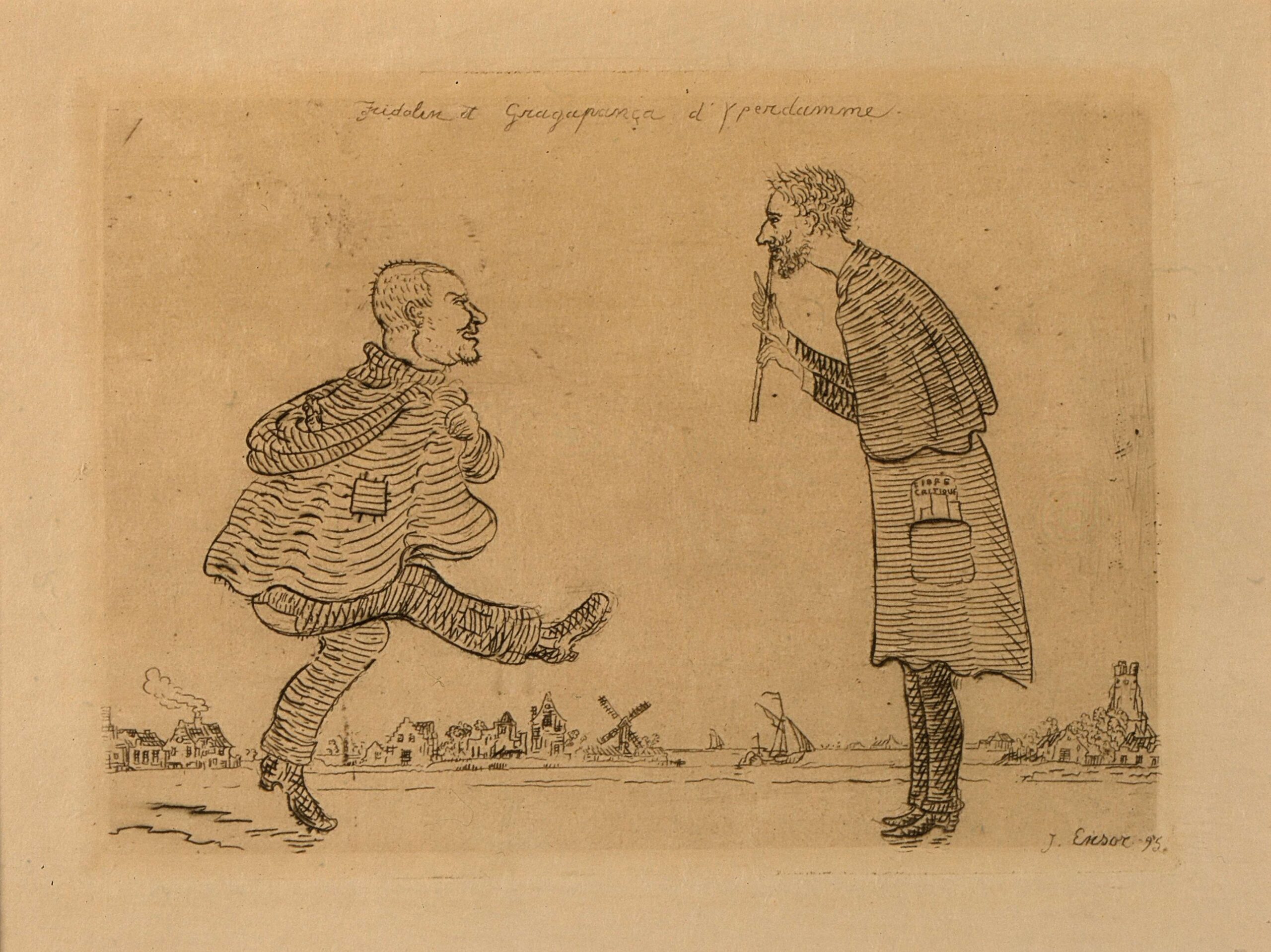 Fridolin en Gragapança van Yperdamme James Ensor Mu ZEE Oostende SM001436