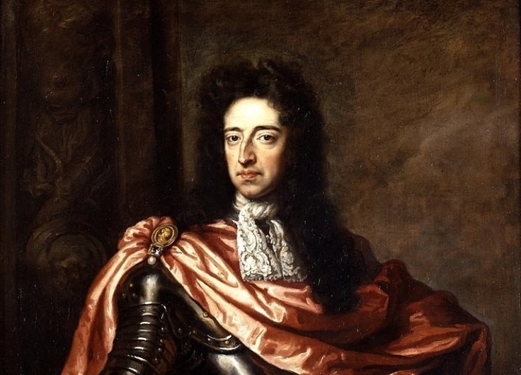 Portrait de Guillaume III peint par Willem Wissing c wikimedia commins M sociaux