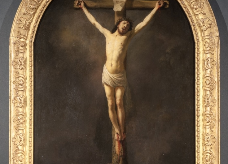 Rembrandt au mas tableau