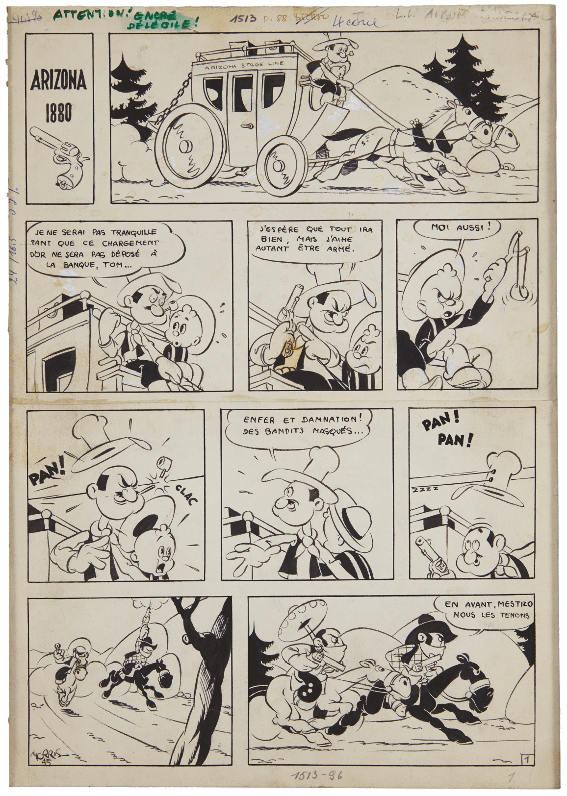 Allereerste plaat Arizona 1880 Lucky Comics 2023 min