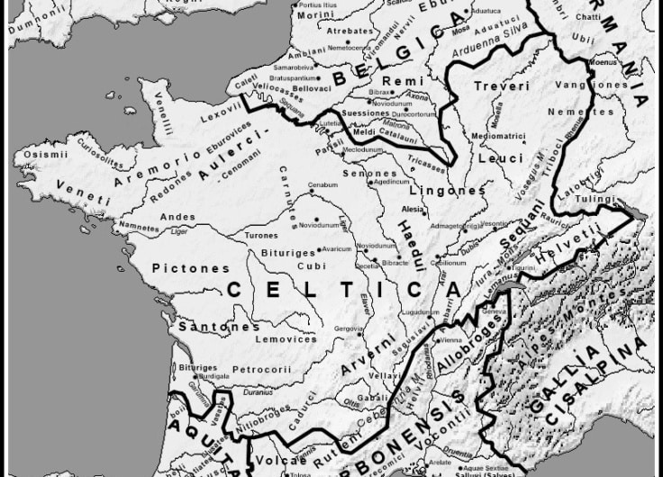 Carte belgica menapi